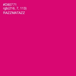 #D80771 - Razzmatazz Color Image