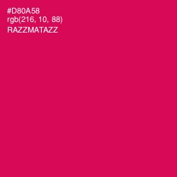 #D80A58 - Razzmatazz Color Image