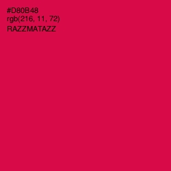 #D80B48 - Razzmatazz Color Image