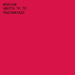 #D81348 - Razzmatazz Color Image