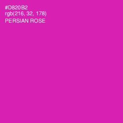 #D820B2 - Persian Rose Color Image