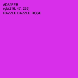 #D82FEB - Razzle Dazzle Rose Color Image