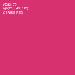 #D83170 - Cerise Red Color Image