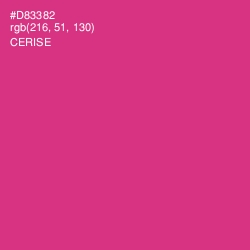 #D83382 - Cerise Color Image