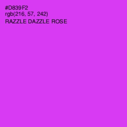 #D839F2 - Razzle Dazzle Rose Color Image