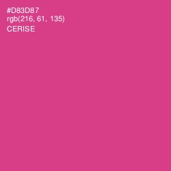 #D83D87 - Cerise Color Image