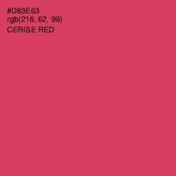 #D83E63 - Cerise Red Color Image