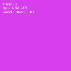 #D83EED - Razzle Dazzle Rose Color Image