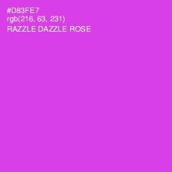 #D83FE7 - Razzle Dazzle Rose Color Image