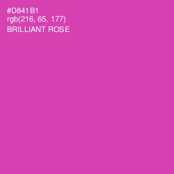 #D841B1 - Brilliant Rose Color Image
