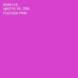 #D841CE - Fuchsia Pink Color Image