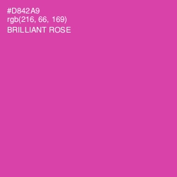 #D842A9 - Brilliant Rose Color Image