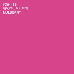 #D8448B - Mulberry Color Image