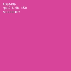 #D84499 - Mulberry Color Image