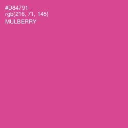 #D84791 - Mulberry Color Image