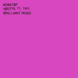 #D847BF - Brilliant Rose Color Image