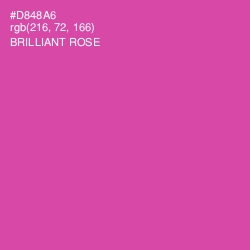 #D848A6 - Brilliant Rose Color Image