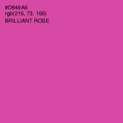 #D849A6 - Brilliant Rose Color Image