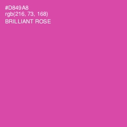 #D849A8 - Brilliant Rose Color Image