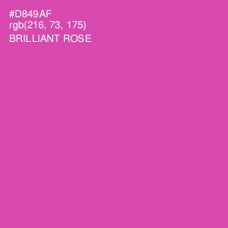 #D849AF - Brilliant Rose Color Image