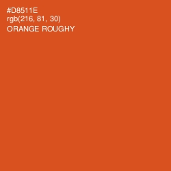 #D8511E - Orange Roughy Color Image