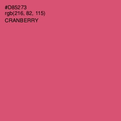 #D85273 - Cranberry Color Image