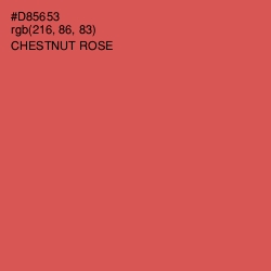 #D85653 - Chestnut Rose Color Image