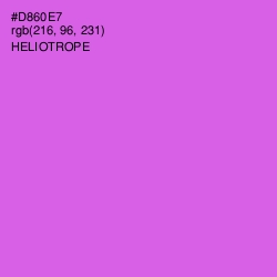 #D860E7 - Heliotrope Color Image