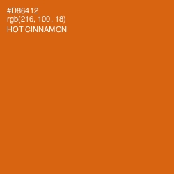 #D86412 - Hot Cinnamon Color Image