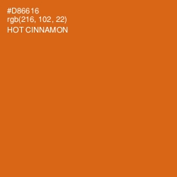 #D86616 - Hot Cinnamon Color Image