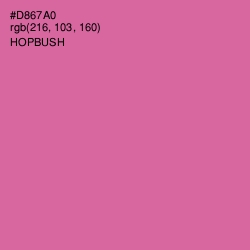 #D867A0 - Hopbush Color Image