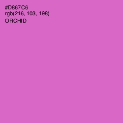 #D867C6 - Orchid Color Image