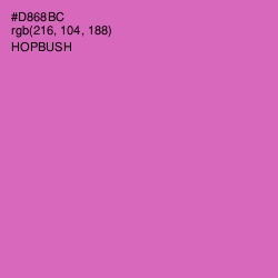 #D868BC - Hopbush Color Image