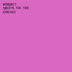 #D868C1 - Orchid Color Image