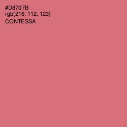 #D8707B - Contessa Color Image