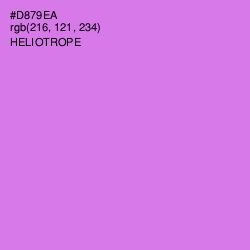 #D879EA - Heliotrope Color Image
