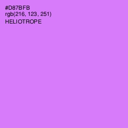 #D87BFB - Heliotrope Color Image