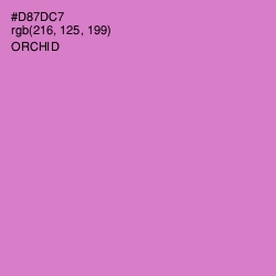 #D87DC7 - Orchid Color Image
