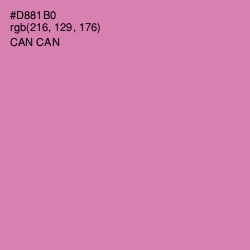#D881B0 - Can Can Color Image