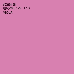 #D881B1 - Viola Color Image