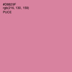 #D8829F - Puce Color Image