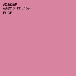 #D8839F - Puce Color Image