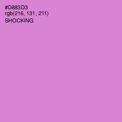 #D883D3 - Shocking Color Image