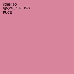 #D8849D - Puce Color Image