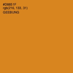 #D8851F - Geebung Color Image