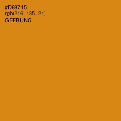 #D88715 - Geebung Color Image