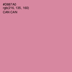 #D887A0 - Can Can Color Image