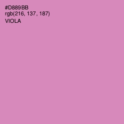 #D889BB - Viola Color Image