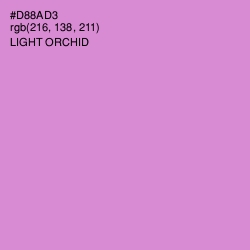 #D88AD3 - Light Orchid Color Image