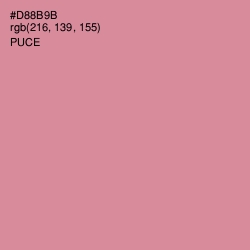 #D88B9B - Puce Color Image